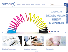 Tablet Screenshot of netsoft24.pl